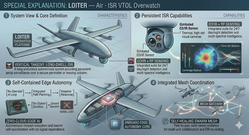 Loiter VTOL ISR concept