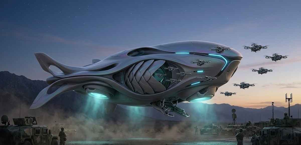 OuroBoros Symbiote carrier recon UAV concept